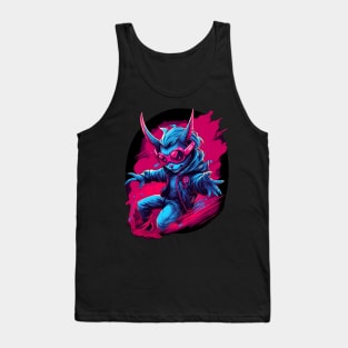 Cool Mischievous Kawaii Demon Bursting with Demonic Charm Tank Top